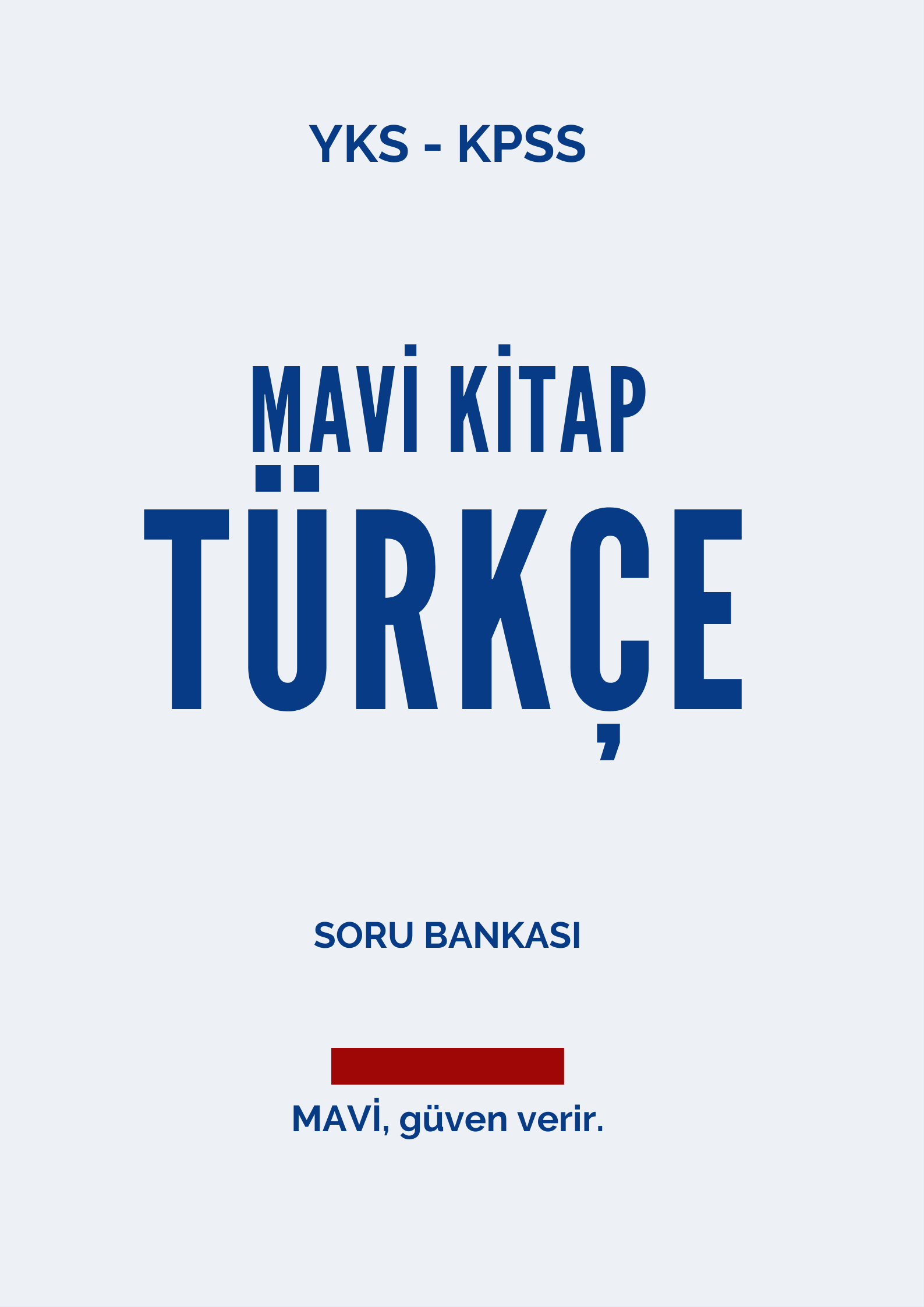 Mavi Kitap Türkçe Soru Bankası